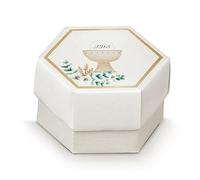 Scotton Scatola Esagono Prima Comunione 80 x 55 Mm 10 Pz