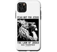Doni cristiani versetto biblico Gesù il Leone di Giuda Custodia per iPhone 11 Pro Max