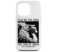 Doni cristiani versetto biblico Gesù il Leone di Giuda Custodia per iPhone 13 Pro