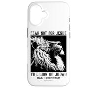 Doni cristiani versetto biblico Gesù il Leone di Giuda Custodia per iPhone 16