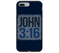 Doni cristiani versetto biblico Giovanni 3:16 scritture Amore di Dio Custodia per iPhone 7 Plus/8 Plus