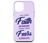 Doni cristiani versetto biblico Lascia che la fede sia più grande delle paure Custodia per iPhone 12 mini