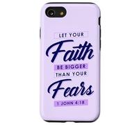 Doni cristiani versetto biblico Lascia che la fede sia più grande delle paure Custodia per iPhone SE (2020) / 7 / 8