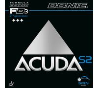 Donic Acuda S2 - Rivestimento, Rot, 2,0 mm