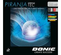 Donic Piranja FD Tec ping pong gomma, Black