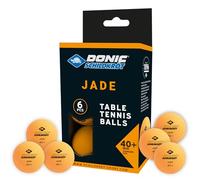 Donic-Schildkröt 608509, Pallina da Ping Pong Jade, qualità Poly 40+, Confezione da 6, Arancione, 618378 Unisex Adulto, 6 unità