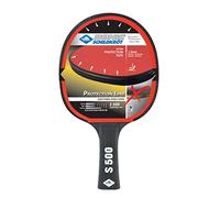 Donic-Schildkröt 713055 - Racchetta da ping pong Protection Line S500, con protezione contro la demolizione del rivestimento, spugna 1,5 mm, rivestimento Elite ITTF