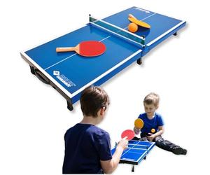 Donic-Schildkröt Mini Tavolo da Ping Pong, com 2 Racchette e 1 Pallina, Pieghevole in una Valigetta, 838576