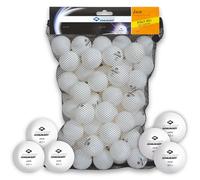 Donic-Schildkröt Pallina da Ping Pong Jade, Qualità Poly 40+, 72 Pezzi. in Borsa a Rete, Colore Bianco