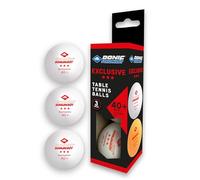Donic-Schildkröt Palline da Ping Pong Esclusivo 3-Stelle, Qualità Poly 40+