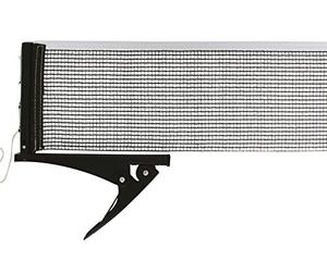 Donic-Schildkröt Rete da Ping Pong Team Clip On, Pali Pieghevoli, Pratico Attacco a Clip, Spessore Massimo del Tavolo 3,5 cm, in una Custodia per il Trasporto