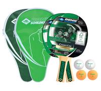 Donic / Schildkroet Ping Pong Copertura Set Champs Linea 400 Pipistrello + Palle
