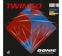 Donic Twingo - Gomma per ping pong (1,8 mm, rosso)