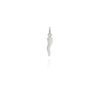 Donipreziosi Ciondolo Corno Portafortuna in Argento 925 Smaltato, Made in Italy - Cornetto Napoletano Uomo Donna per Collana o Bracciale - Varie Misure e Colori con Certificato Nickel Free