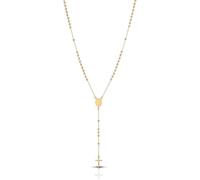 Donipreziosi Collana Rosario Classico in Acciaio Resistente Uomo/Donna Unisex Color Oro