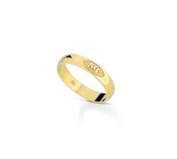 Donipreziosi Coppia Fedine 25 e 50 Anni di Matrimonio Personalizzate, Made in Italy - Set 2 Anelli Personalizzabili in Argento 925 Placcato Oro e Zirconi - Fedi Anniversario Nozze d'Argento e d'Oro