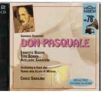 Donizetti: Don Pasquale / Carlo Sabajno, Tito Schipa, Ernesto Badini - CD