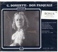 Donizetti - Don Pasquale / Fritz Busch, Baccaloni, Sayao, De Paolis - CD