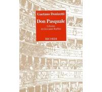 Donizetti Gaetano Don Pasquale (Sheet Music)