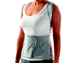 Donjoy Corsetto dorso lombare Dorsostrap 55 stabilizzazione collonna S1-T4 Grigi