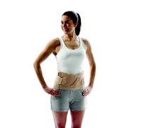 Donjoy corsetto lombare elasticizzato Bodystrap 26 per lombalgia H 26cm Beige