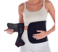 Donjoy fascia lombare corsetto elasticizzato Bellystrap H 25cm per stiramenti Ne