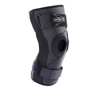 DONJOY PLAYMAKER XPERT SLEEVE ginocchiera corta (versione chiusa) con aste laterali policentriche e anello rotuleo - Misura LARGE (circonf.coscia cm. 53-60)