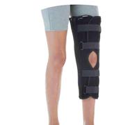 Donjoy tutore ginocchio ginocchiera 3V immobilizzatore con 3 pannelli Nero