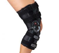 Donjoy Tutore Ginocchio ginocchiera articolata 4 Punti Playmaker Ii X-rom Nero