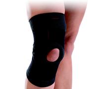 Donjoy Tutore Ginocchio ginocchiera con bendaggio regolabile Strapilax Knee Nero