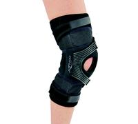 Donjoy Tutore ginocchio ginocchiera ortopedica Tru-Pull destra Nero