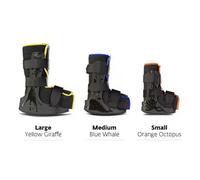 Donjoy Tutore Piede Stivale pediatrico Minitrax ortopedico riabilitazione Nero