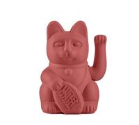 Donkey Gatto Rosso Bacca - Lucky Cat, Maneki Neko, Simbolo di Amore e Felicità, Decorazione Moderna