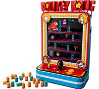 LEGO Super Mario Donkey Kong Arcade - Kit di Modellismo 3D Interattivo per Adulti con Joystick e Barili - Decorazione Stanza da Gaming - Gadget Retrò da Collezione - Idea Regalo per i Fan - 72051