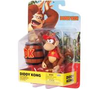 Jakks Pacific Nintendo Donkey Kong Personaggio Diddy Kong 10 cm