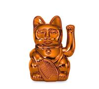 DONKEY Lucky Cat Cosmic Edition Mars Shiny Copper | Gatto di vino Maneki Neko, 15 cm, in confezione regalo