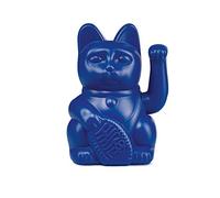 DONKEY Lucky Cat Dark Blue - Gatto decorativo giapponese in tonalità alla moda, 15 cm