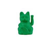 DONKEY Lucky Cat - Mini gatto verde vivido Maneki Neko, 9,8 cm