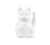 DONKEY Lucky Cat Mini | White - Gatto portafortuna giapponese in bianco, altezza 9,8 cm