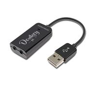 Donkey PC Scheda Audio USB 5.1 Esterna Con Adattatore per Cuffie e Microfono - Jack 3,5 mm per PC - Cavo da 15 cm