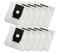Donkivvy 10 Pezzi Sacchetti Antipolvere di Ricambio Adatti per EZVIZ RC3 Plus/ RE4 Plus/ RE4+/ RE5 Plus Aspirapolvere Robot, Sacchetti Antipolvere di Grande capacità da 4L(10 Pezzi)