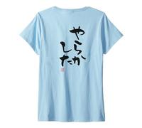 Donna やらかした Abbigliamento Calligrafia con Scritte Maglietta con Collo a V