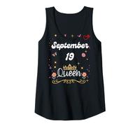 Donna 19 Settembre Regina Nata Il 19 Settembre Birthday Girl Canotta