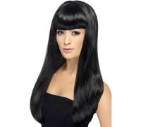 Donna 1980s 80's 80s Costume Babelicious Parrucca 7 Colori da Smiffys
