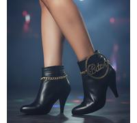 Donna 2PC Metallo Oro Stivale Catena Bracciale B Tch Ciondolo Scarpa Cavigliera