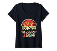 Donna 31 Anni Compleanno Uomo Donna Regalo Luglio Vintage 1994 Maglietta con Collo a V