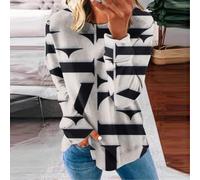 Donna 3D Maniche Lunghe Allentata Donna 3D Maniche Lunghe Allentata | 3D vivida, design allentato, maniche lunghe, ideale per club e vacanze, per stile fashion