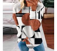 Donna 3D Maniche Lunghe Allentata Donna 3D Maniche Lunghe Allentata | 3D vivida, design allentato, maniche lunghe, ideale per club e vacanze, per stile fashion