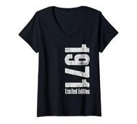 Donna 55 Compleanno Anni Donna 55 Regalo Divertente Vintage 1971 Maglietta con Collo a V