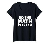 Donna 6-7 Do The Math 6 7 Funny Math Teacher Do The Math 67 Meme Maglietta con Collo a V